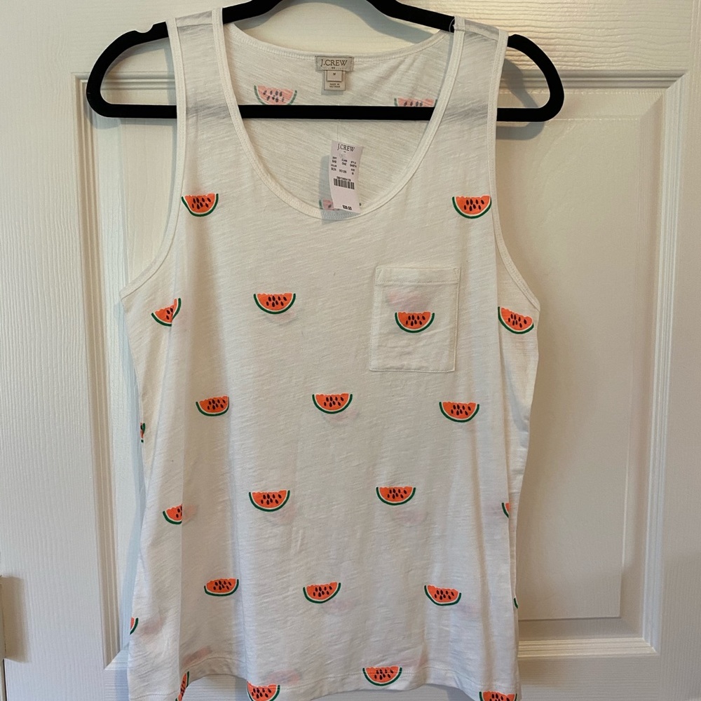 NWT J Crew Watermelon Tank